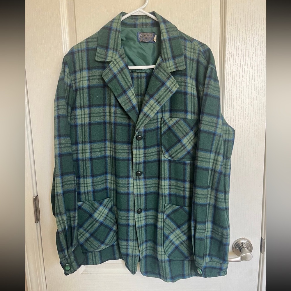 Pendelton Vintage 60s/70s USA Made Wool Blazer